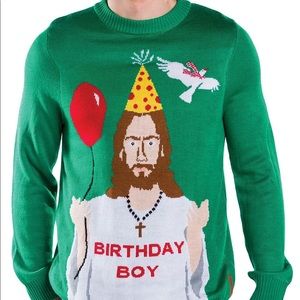 HAPPY BIRTHDAY JESUS SWEATER